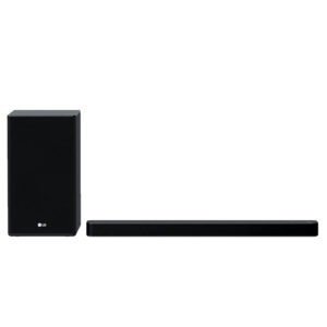 440 W,5.1.2 CH, Wireless Subwoofer , Bluetooth,Dolby Atmos & DTS,Meridian Advanced Sound Technologies,High Resolution Audio (24bit /192kHz),Control your sound bar with Google Assistant, Amazon Alexa and Apple Airplay 2,4K & HDR Passthrough