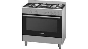 Bosch 5 Burner Gas range Cooker Stainless steel