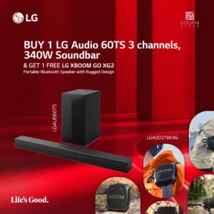 LG Audio 60TS 3 channels, 340W Soundbar