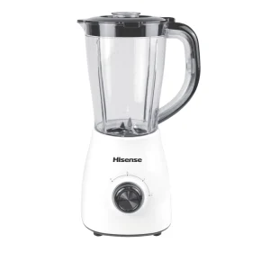 HIS BLE15TBWES2 Blender – 1.5L, White, Stainless Steel Blade, 2-Speed Control